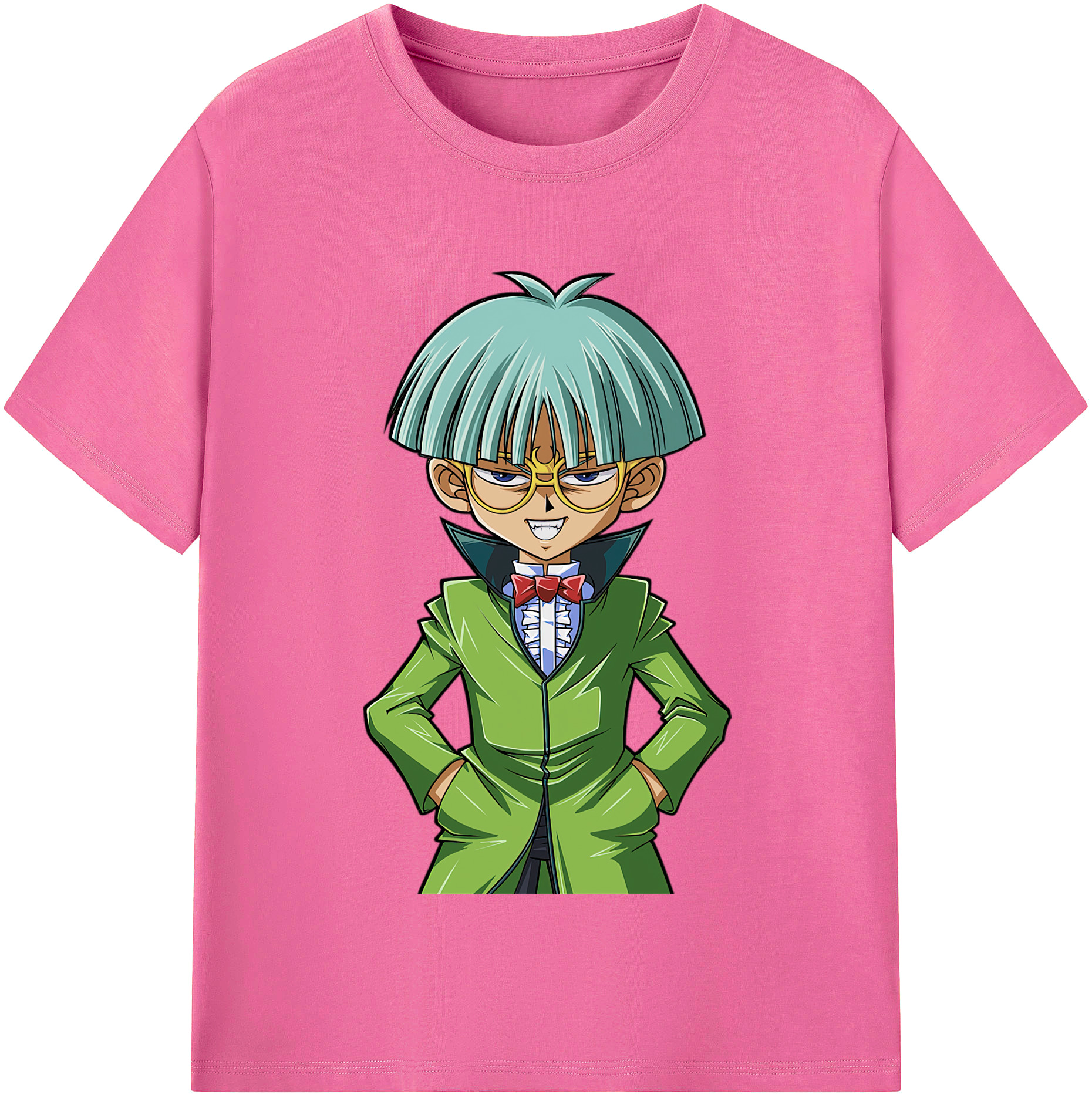 （画像用） 遊☆戯☆王 Yu-Gi-Oh! レディースカジュアルプリントTシャツ（綿100％）